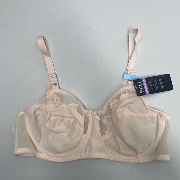 Bali Women's Flower Underwire Bra DF 0180 size 38C - Picture 1 of 4